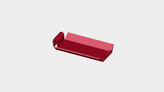 yamaha mcx 1000 distanza batteria copertina guaina rossa 3d print model - Mito3D