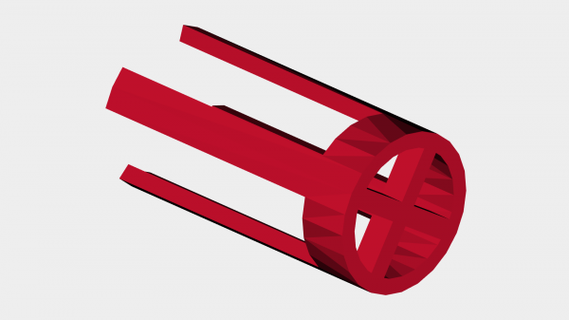trick arrowhead 'sonic' redpah 3d print model - Mito3D
