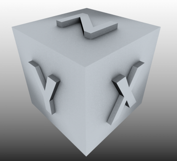 cube solide redpah 3d print model - Mito3D