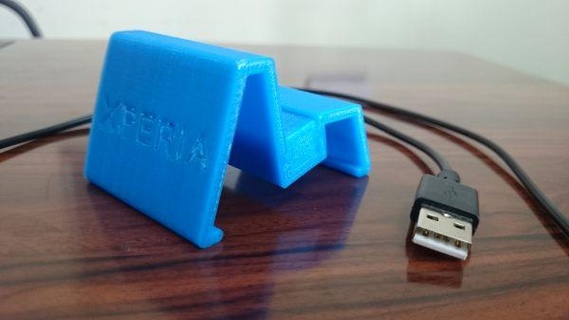 xperia magnetic charging dock redpah 3d print model - Mito3D