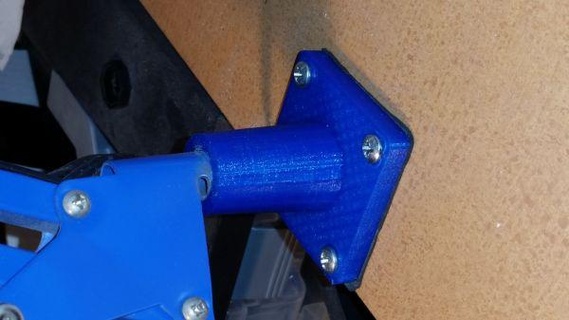 Ikea tertial iş Lamba Kulp destek redpah 3d print model - Mito3D