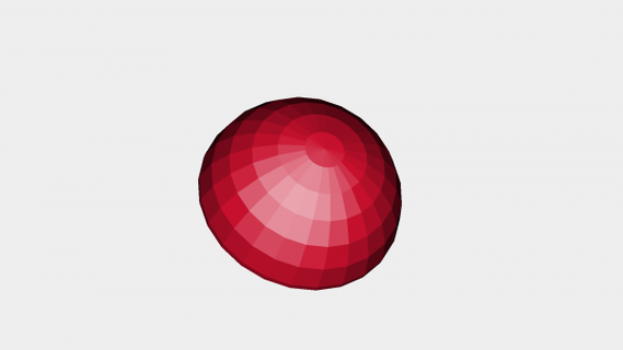 cestino palla rossa 3d print model - Mito3D