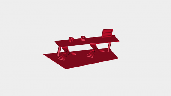 castello rossa 3d print model - Mito3D
