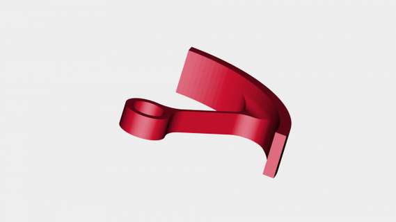 traxxas qr1 puntello guardia rossa 3d print model - Mito3D