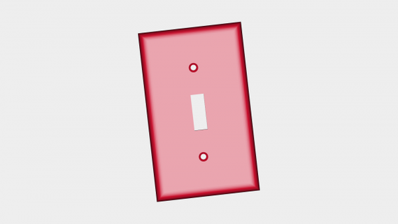 light switch cover redpah 3d print model - Mito3D