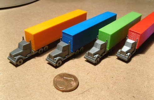 truck - scale 1 200 redpah 3d print model - Mito3D