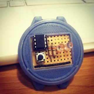 3d printed binary watch redpah 3d print model - Mito3D
