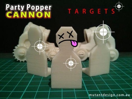 Kanone Futter Party Popper redpah 3d print model - Mito3D