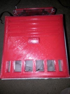 portatile aria condizionatore rossa 3d print model - Mito3D