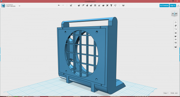 taşınabilir hava Saç Kremi ısıtıcı iii redpah 3d print model - Mito3D