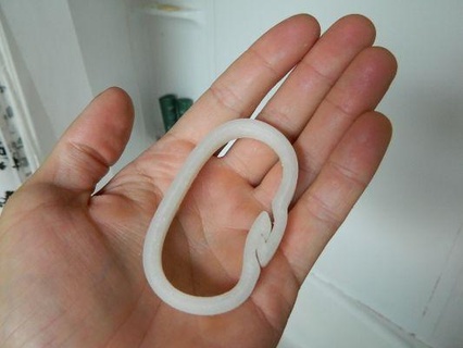 shower curtain ring redpah 3d print model - Mito3D