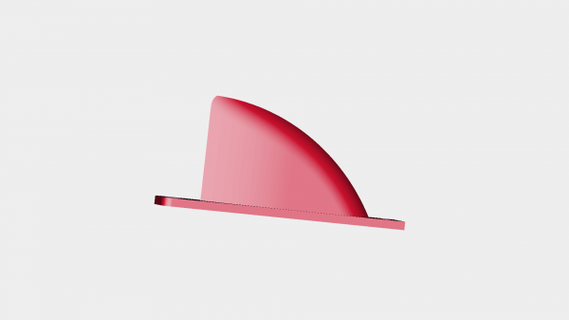 fin rossa 3d print model - Mito3D
