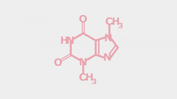 theobromine molecule redpah 3d print model - Mito3D
