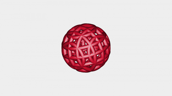 creativo pelota redpah 3d print model - Mito3D