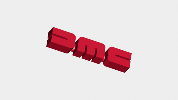 delorean motore azienda logo rossa 3d print model - Mito3D