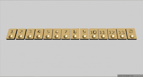 rummikub tiles redpah 3d print model - Mito3D