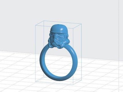 Stormtrooper anel redpah 3d print model - Mito3D