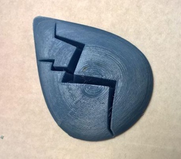 Lapis lazuli çatlak mücevher Steven Evren redpah 3d print model - Mito3D
