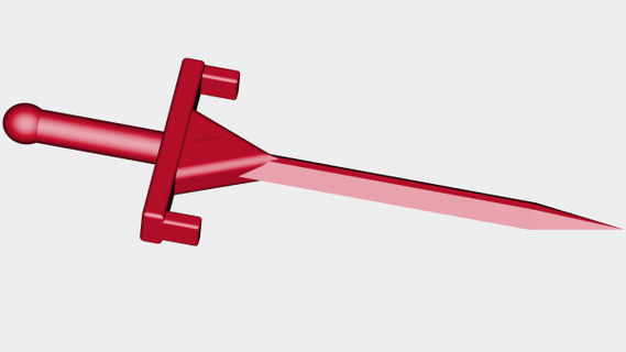 practical composite dagger redpah 3d print model - Mito3D