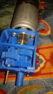 gearbox motor rs755 rs775 redpah 3D print model - Mito3D