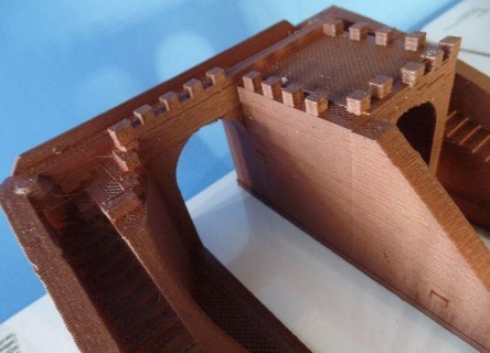 scale twin tunnel portal overhead steps valmick redpah 3d print model - Mito3D