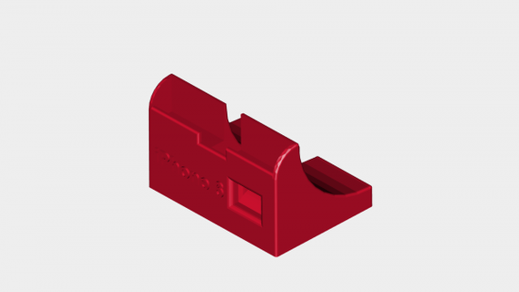 i phone 6 ricarica In piedi rossa 3d print model - Mito3D