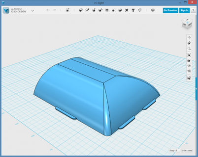 rv estilo ligero cubierta carcasa funda redpah 3d print model - Mito3D