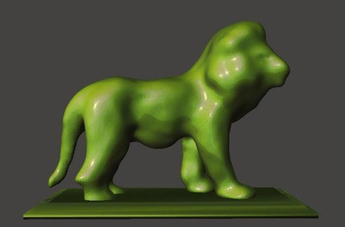 lion redpah 3d print model - Mito3D