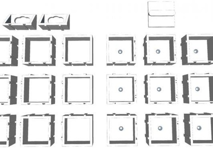 piccolo organizzazione scatole rossa 3d print model - Mito3D