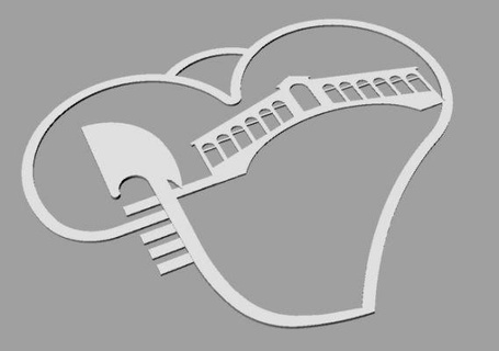 boucle d'oreille orecchini Venise redpah 3d print model - Mito3D