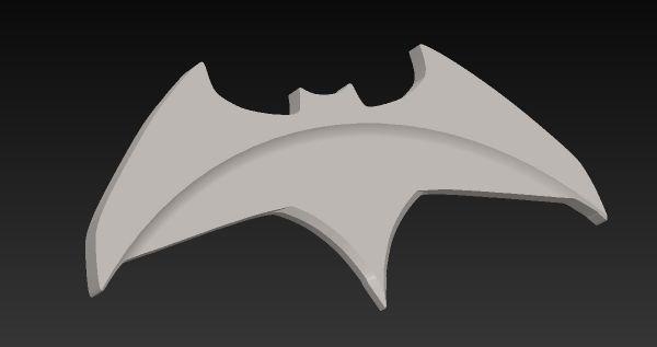batarang batman superman redpah 3d print model - Mito3D