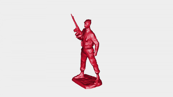 commando figurine redpah 3D print model - Mito3D