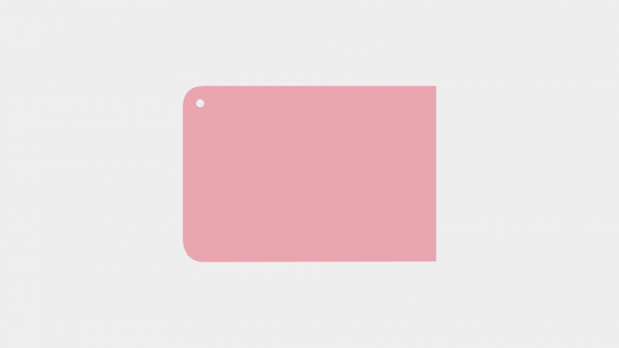 semplice credito carta titolare supporto rossa 3d print model - Mito3D