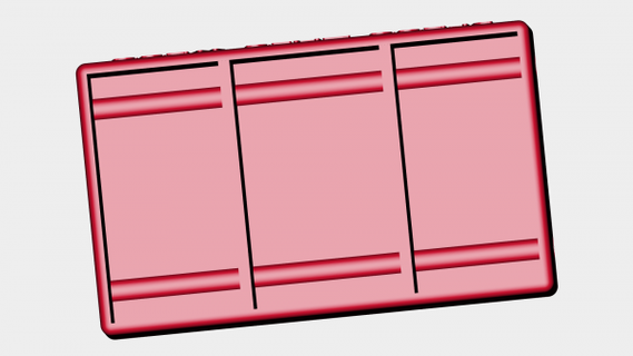 sencillo lavabo utilidad caja redpah 3d print model - Mito3D