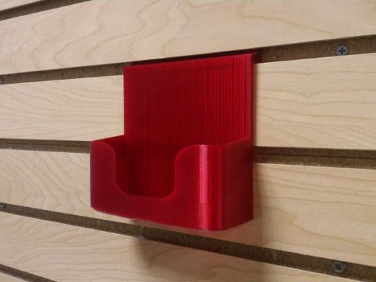 parede ripas ganchos redpah 3D print model - Mito3D