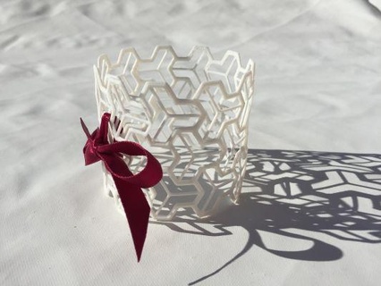 appiattito braccialetto rossa 3d print model - Mito3D
