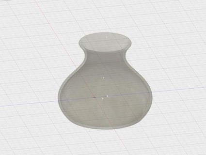 basit vazo redpah 3d print model - Mito3D