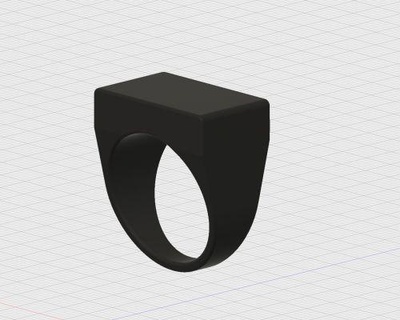sencillo anillo redpah 3d print model - Mito3D