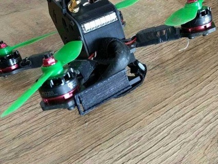 beerotor x200 rear led strip mount redpah 3d print model - Mito3D