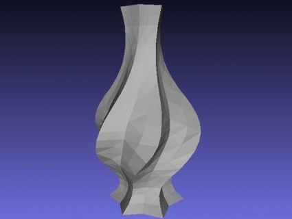hexagonal poli vaso redpah 3d print model - Mito3D