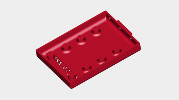 noozle scatola ultimaker 2+ rossa 3d print model - Mito3D