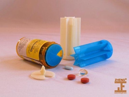 prescription vial divider redpah 3d print model - Mito3D