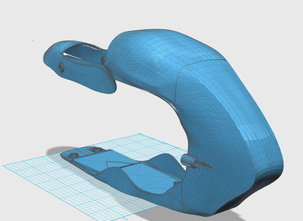 dji inspire 1 airframe clone canopy shell redpah 3d print model - Mito3D