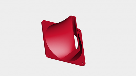 120mm pc fan sudario rossa 3d print model - Mito3D