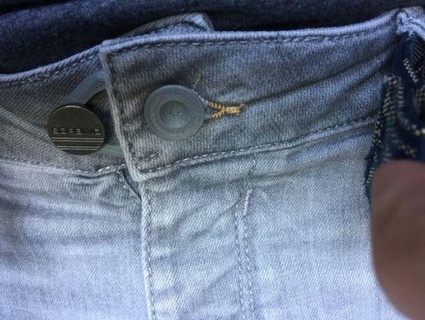 jeans calça botão extensor redpah 3d print model - Mito3D