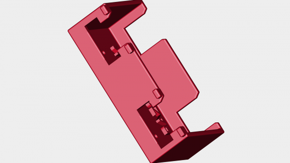 rasoio cremagliera rossa 3d print model - Mito3D