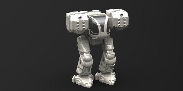 Roboter mech 1 redpah 3d print model - Mito3D