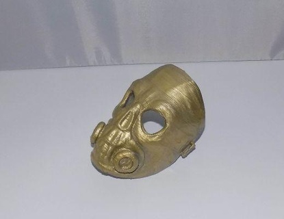 cranio maschera rossa 3d print model - Mito3D