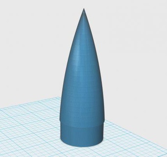 40 42 mm nose cone redpah 3d print model - Mito3D