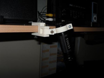 universal torch clamp redpah 3d print model - Mito3D